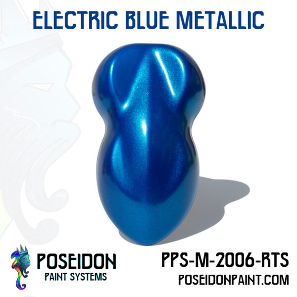 Electric Blue Metallic Poseidon Paint Poseidon paint