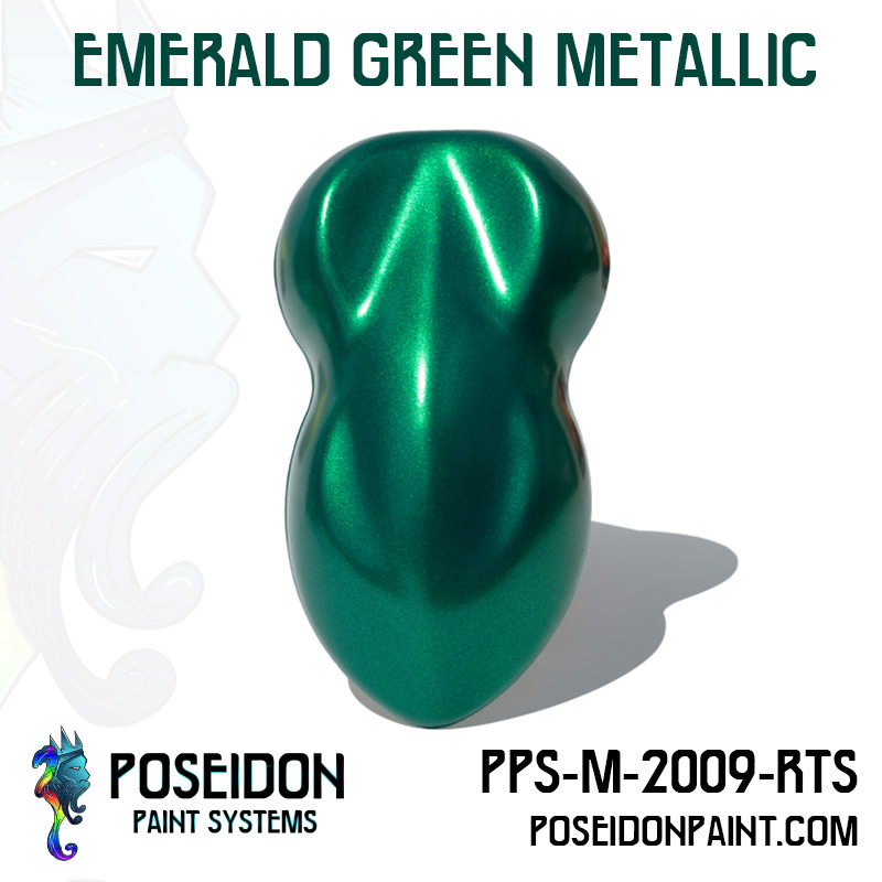 Emerald Green Metallic Poseidon Paint Poseidon paint