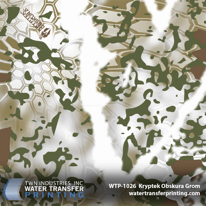 WTP-1026 Kryptek Obskura Grom hydrographic film