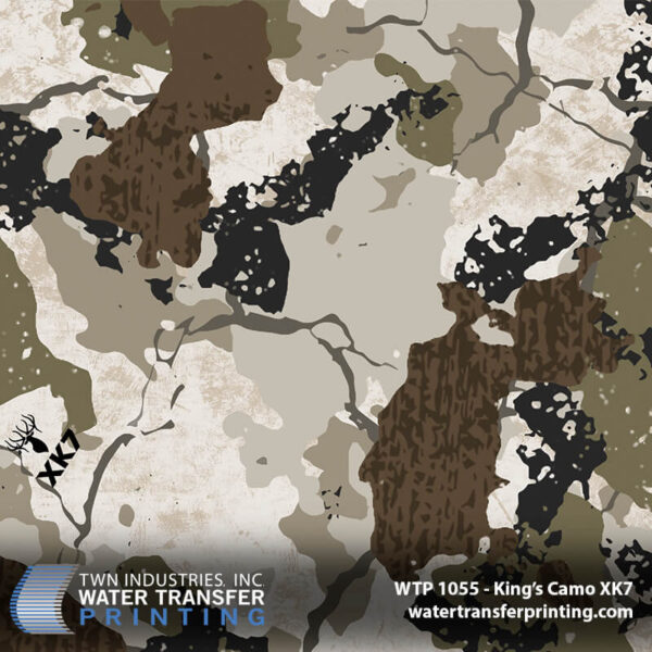 WTP-1055 King's Camo XK7 hydrographic film