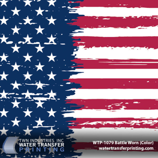 WTP-1079 Battle Worn Color hydrographic film