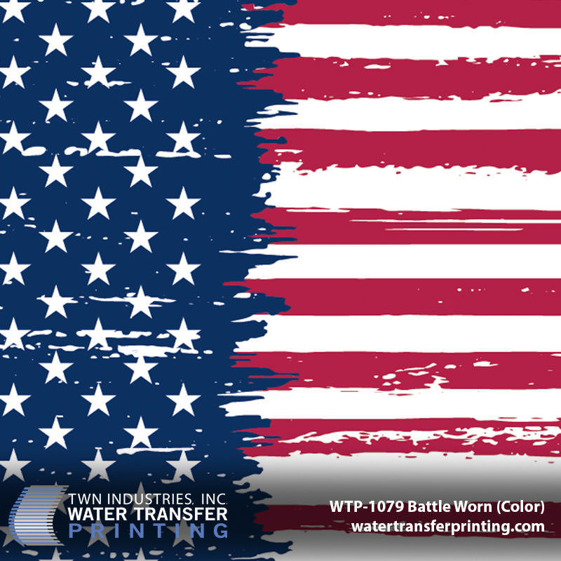 WTP-1079 Battle Worn Color hydrographic film