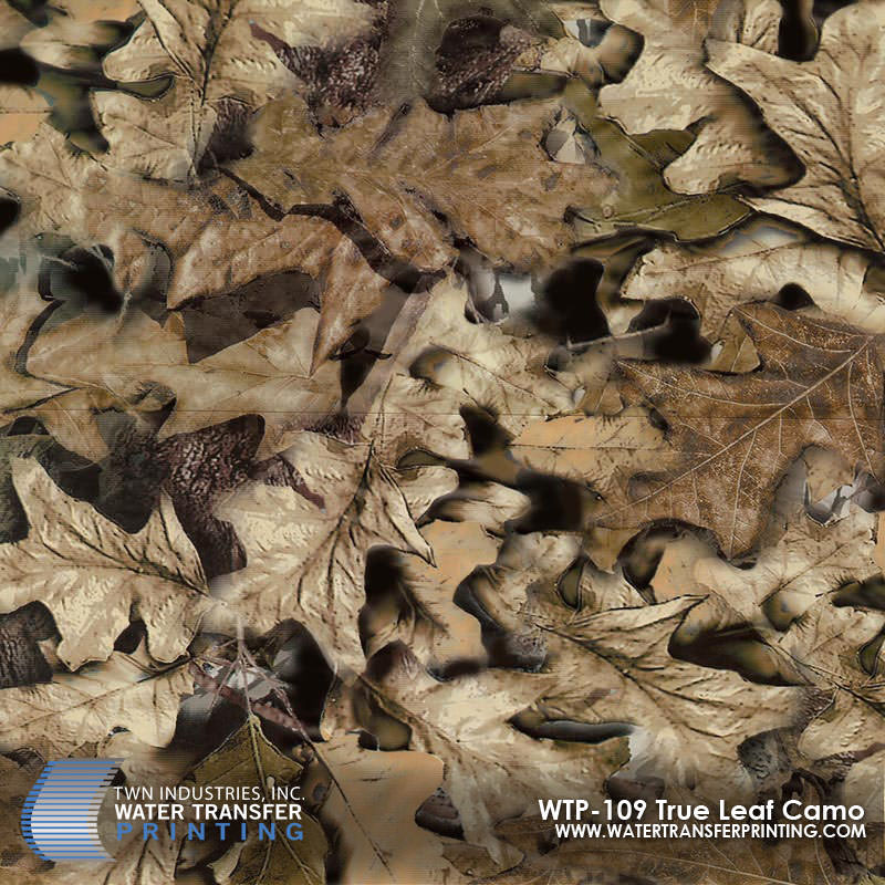 WTP-109 True Leaf Camo hydrographic film
