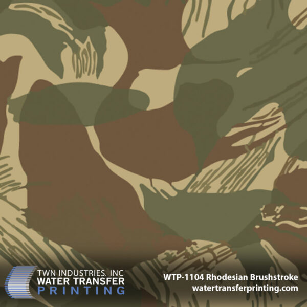 WTP-1104 Rhodesian Brushstroke hydrographic film
