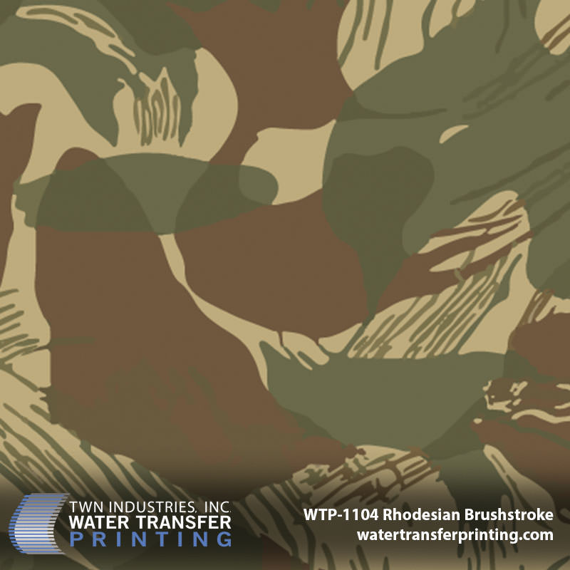 WTP-1104 Rhodesian Brushstroke hydrographic film