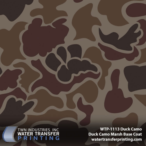 WTP-1113 Duck Camo Marsh Base Coat hydrographic film