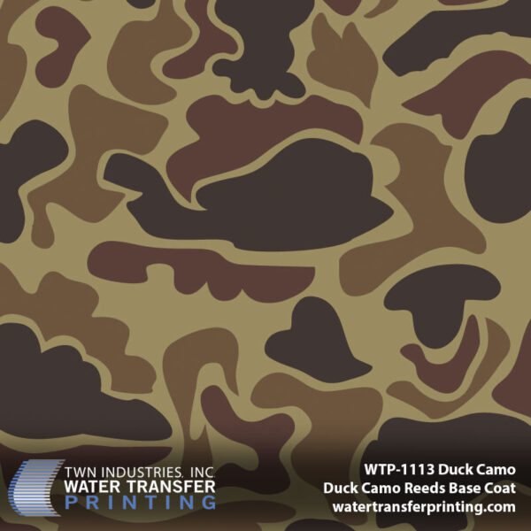 WTP-1113 Duck Camo Reeds Base Coat hydrographic film