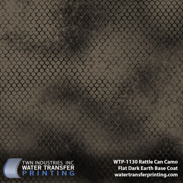 WTP-1130 Rattle Can Camo Flat Dark Earth Base Coat hydrographic film