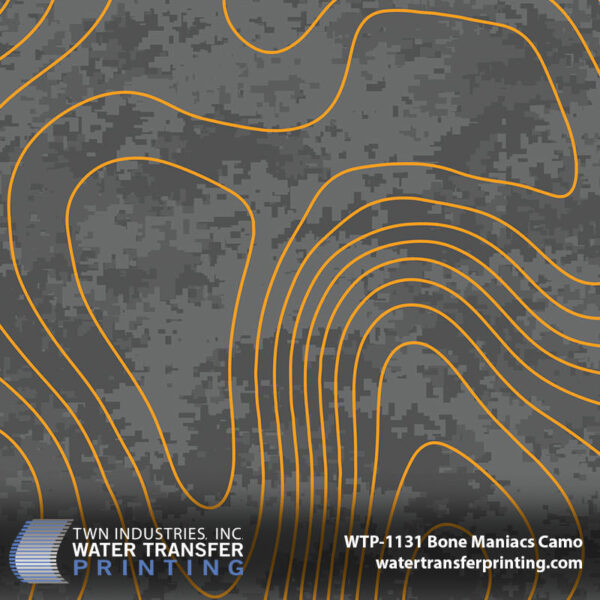 WTP-1131 Bone Maniacs Camo hydrographic film