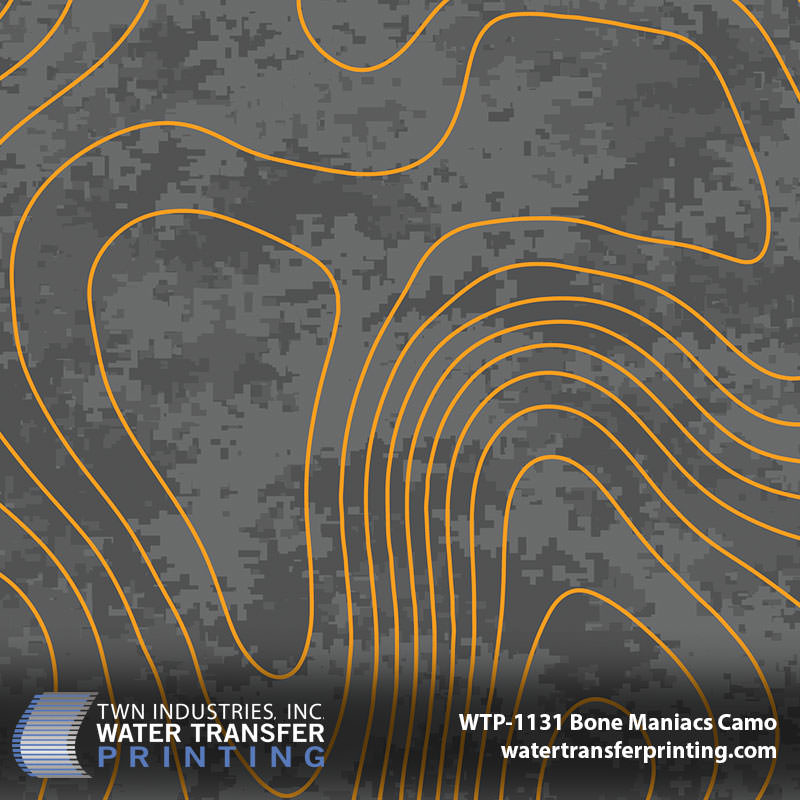 WTP-1131 Bone Maniacs Camo hydrographic film