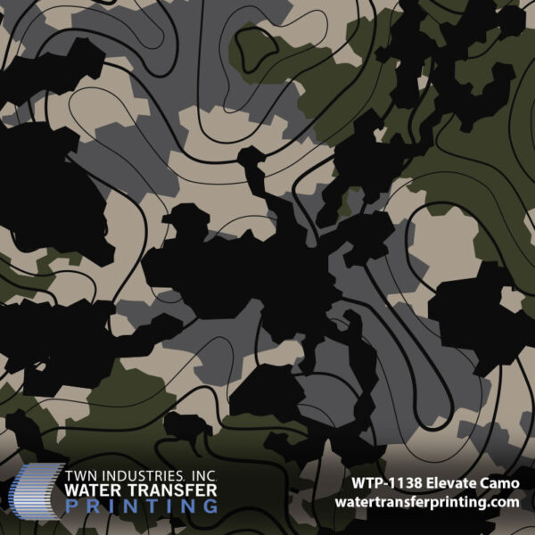 WTP-1138 Elevate Camo hydrographic film