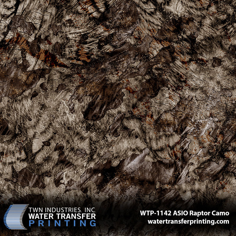WTP-1142 Asio Gear Raptor Camo hydrographic film
