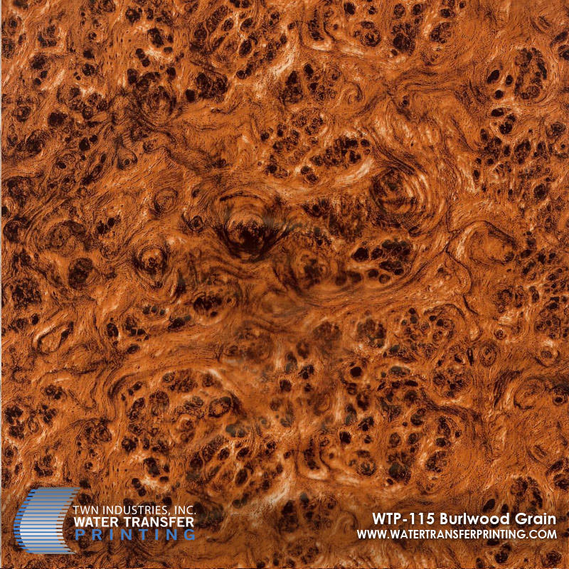 WTP-115 Burlwood Grain hydrographic film