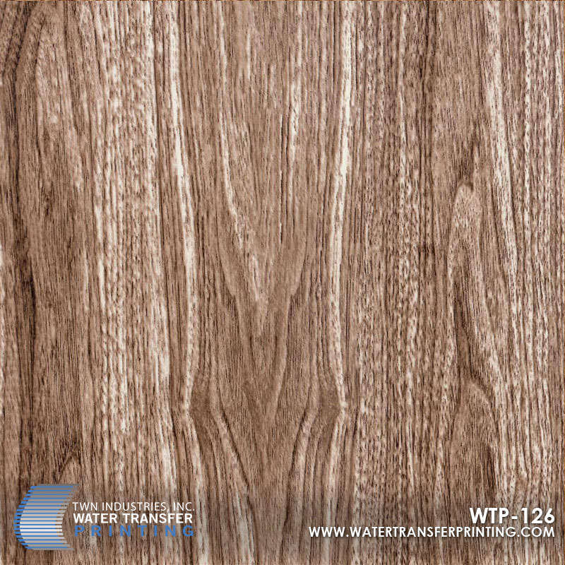 WTP-126 Smokey Walnut Grain hydrographic film