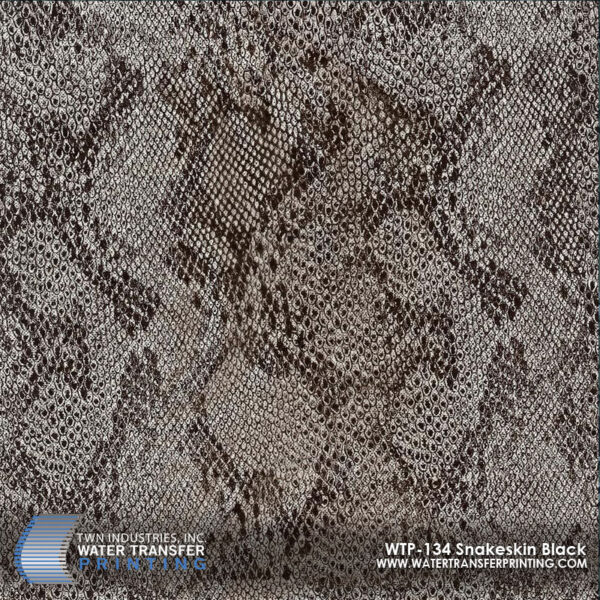 WTP-134 Snakeskin Black hydrographic film