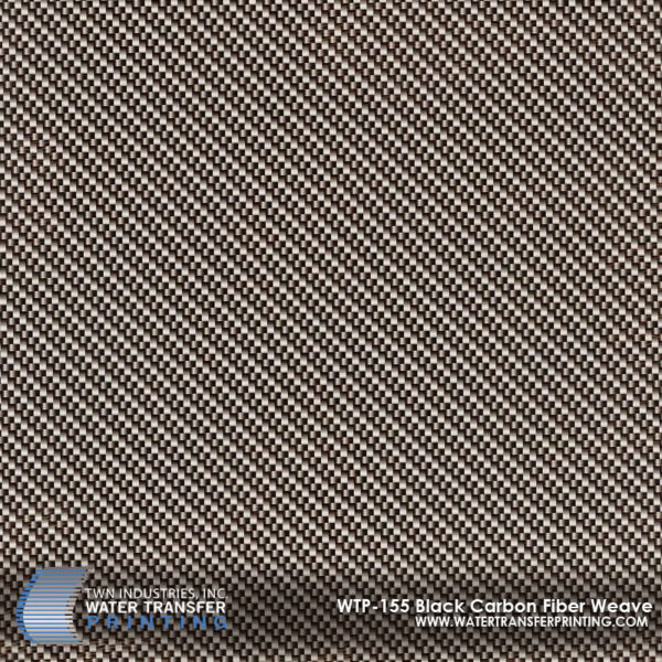 WTP-155 Black Carbon Fiber Weave hydrographic film