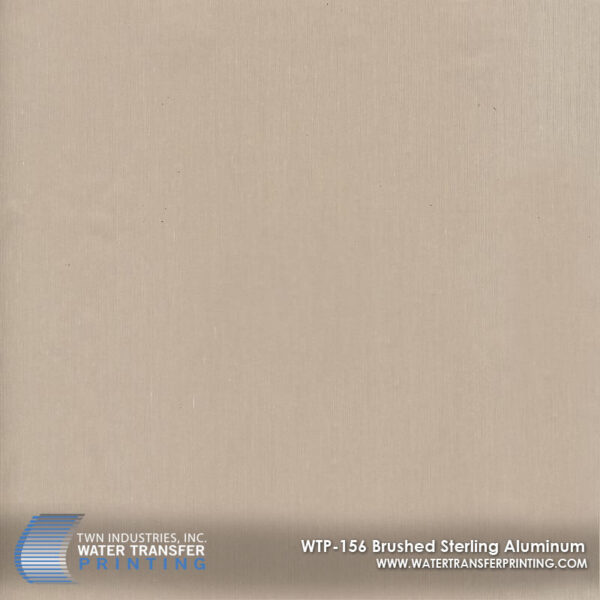 WTP-156 Brushed Sterling Aluminum hydrographic film