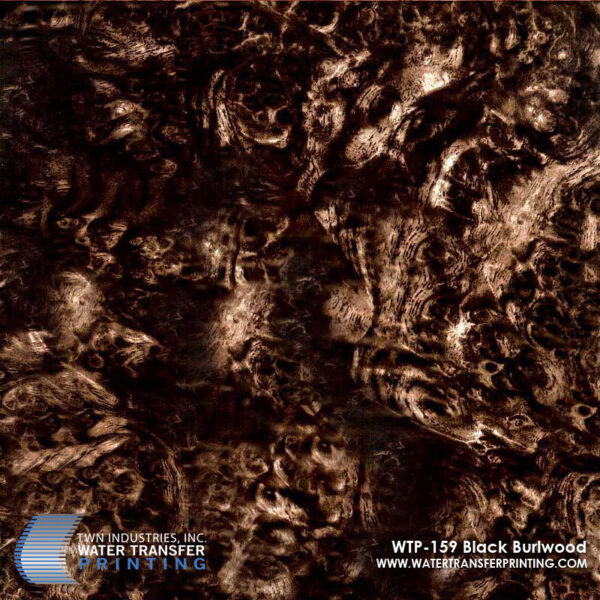 WTP-159 Black Burlwood hydrographic film