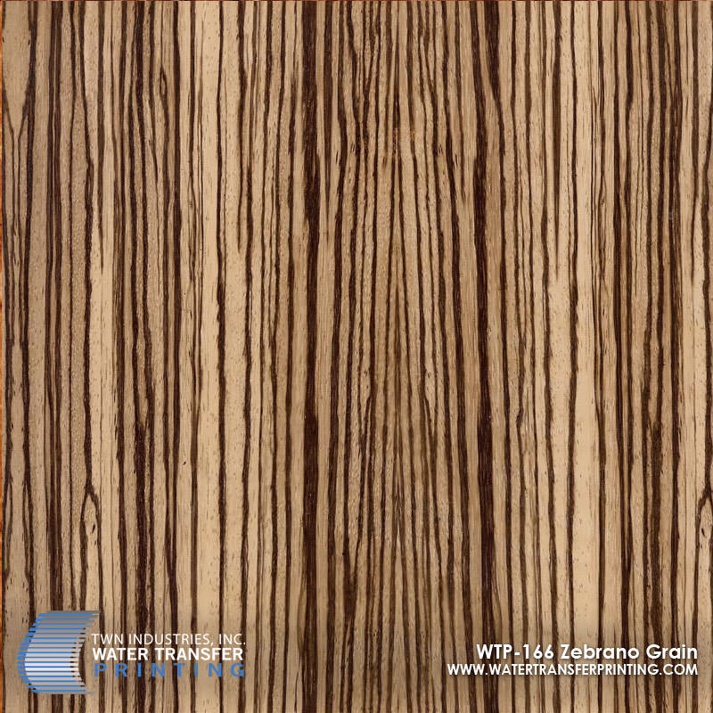 WTP-166 Zebrano Grain hydrographic film