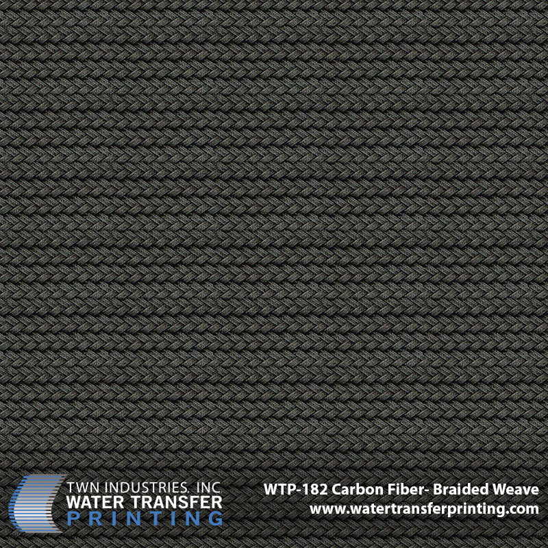 WTP-182 Carbon Fiber Braided Weave hydrographic film