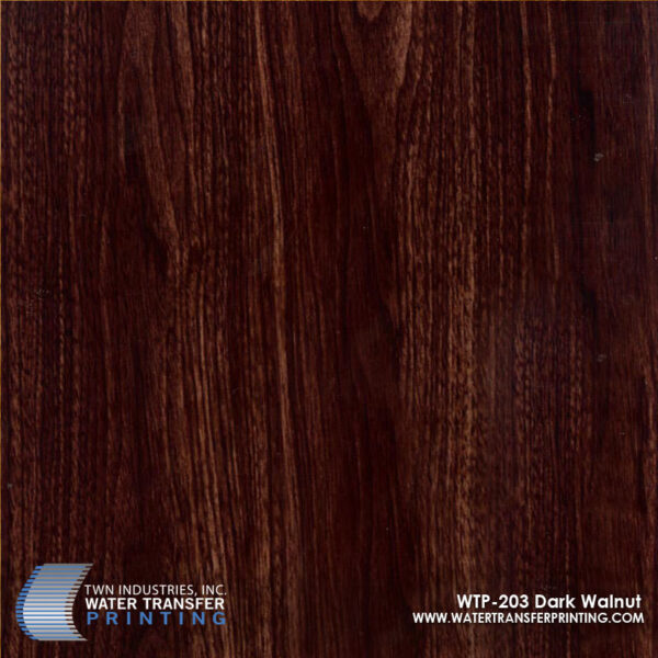 WTP-203 Dark Walnut hydrographic film
