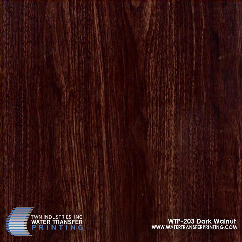 WTP-203 Dark Walnut hydrographic film