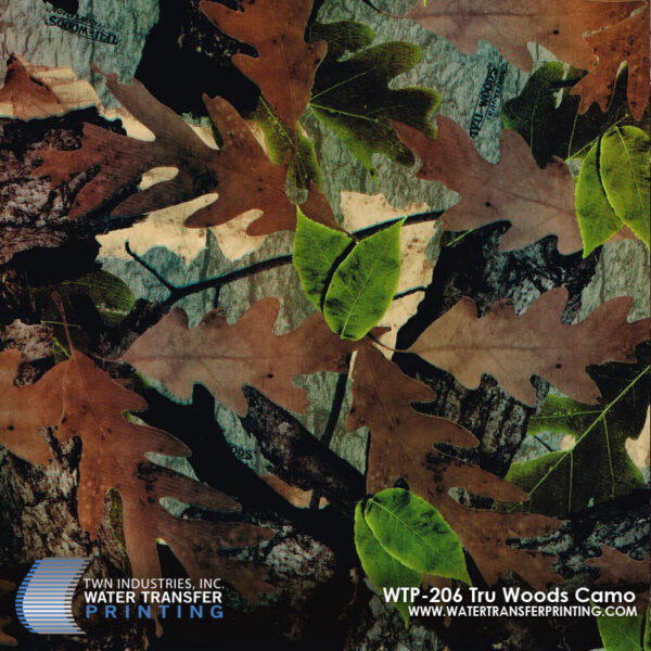 WTP-206 Tru Woods Camo hydrographic film