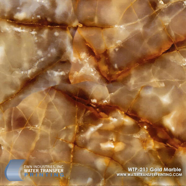 WTP-211 Gold Marble hydrographic film
