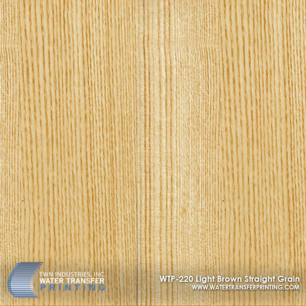 WTP-220 Light Brown Straight Grain hydrographic film