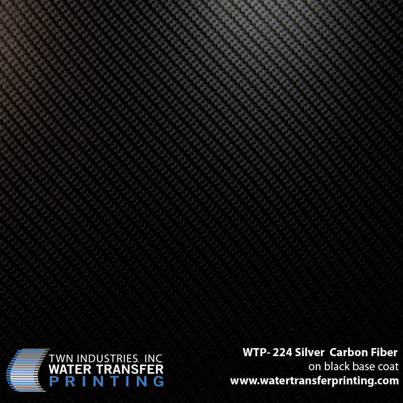 WTP-224 Silver Carbon Fiber hydrographic film