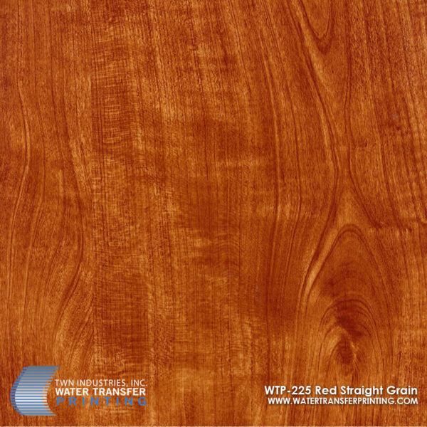 WTP-225 Red Straight Grain hydrographic film