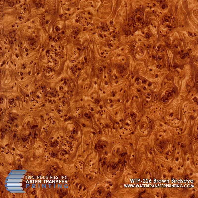 WTP-226 Brown Birdseye hydrographic film
