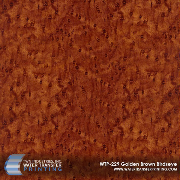 WTP-229 Golden Brown Birdseye hydrographic film