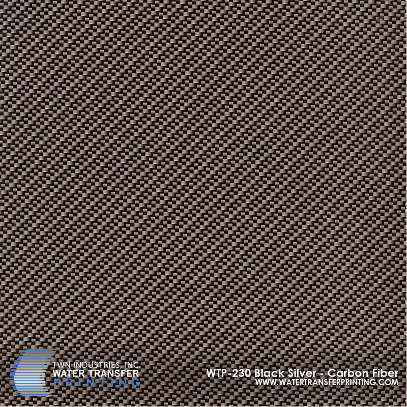 WTP-230 Black Silver Carbon Fiber hydrographic film