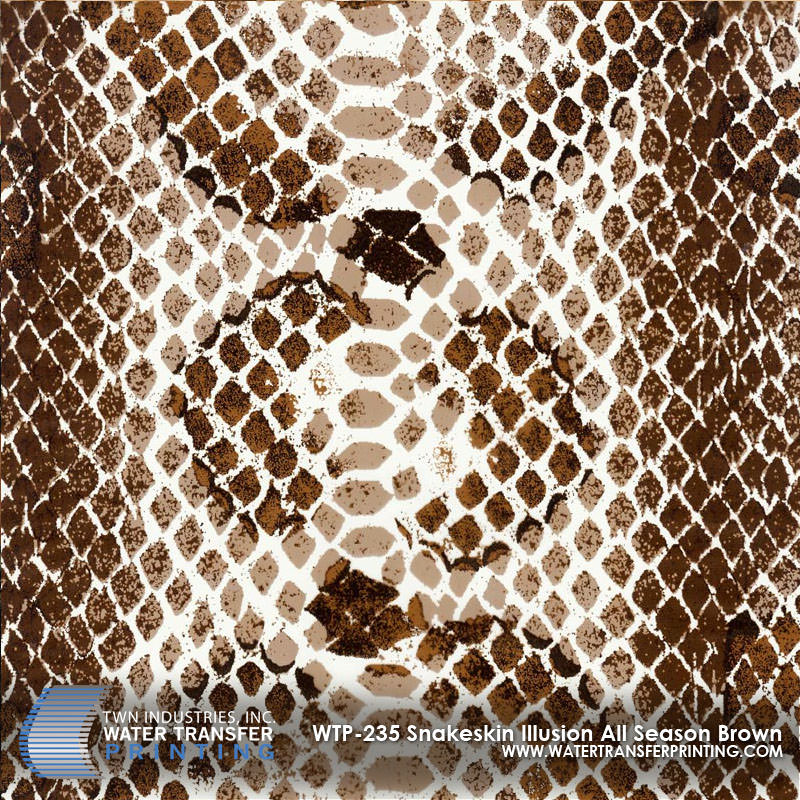 WTP-235 Snakeskin Illusion All Season Brown hydrographic film
