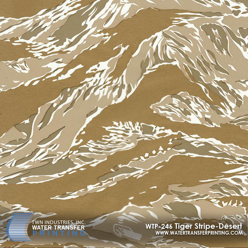 WTP-246 Tiger Stripe Desert hydrographic film