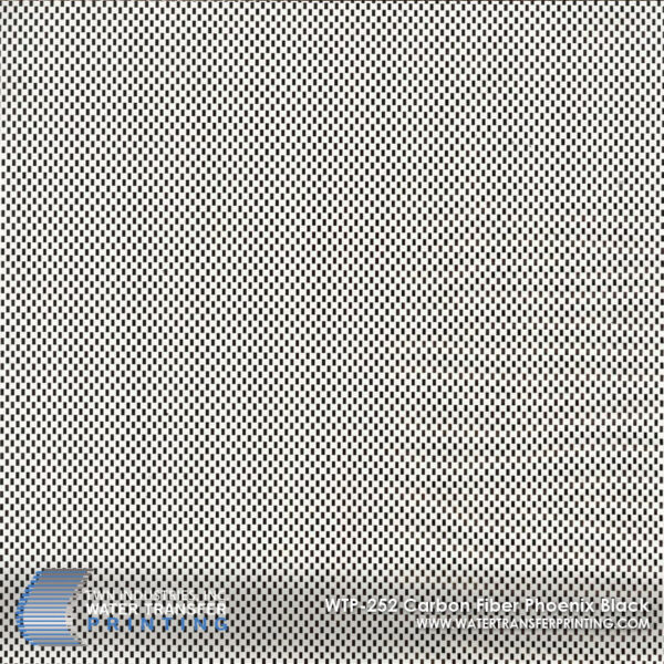 WTP-252 Carbon Fiber Phoenix Black hydrographic film