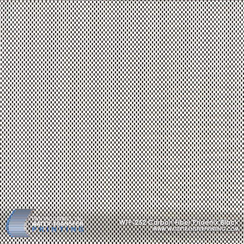 WTP-252 Carbon Fiber Phoenix Black hydrographic film