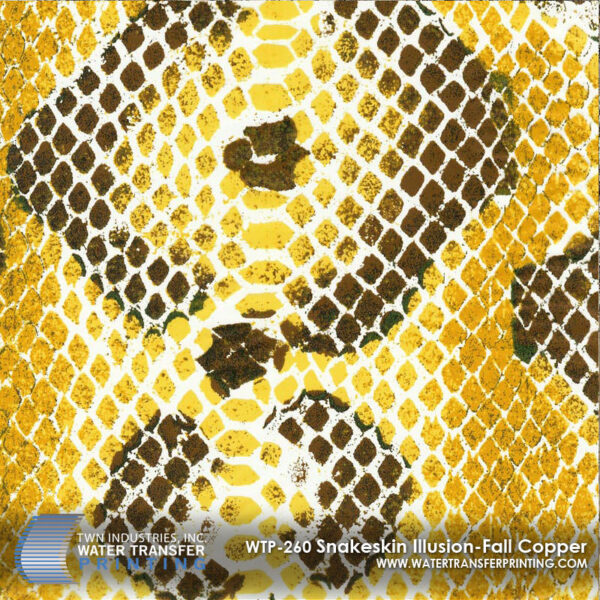 WTP-260 Snakeskin Illusion Fall Copper hydrographic film