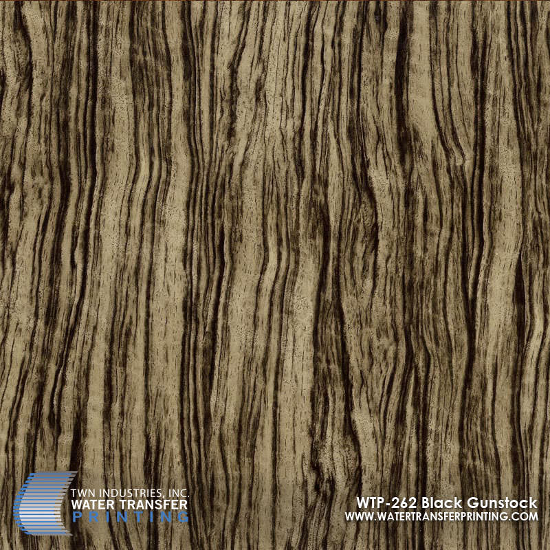 WTP-262 Black Gunstock hydrographic film
