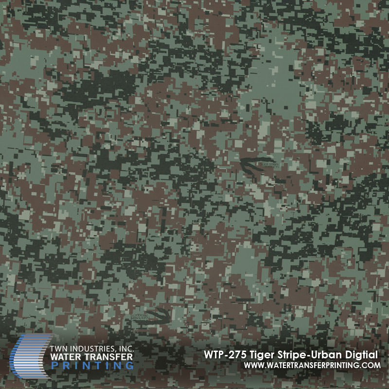 WTP-275 Tiger Stripe Urban Digtial hydrographic film
