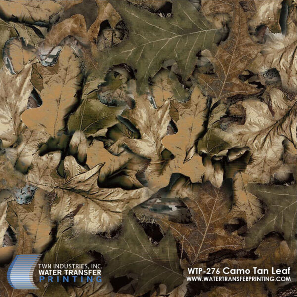 WTP-276 Tan Leaf Camo hydrographic film