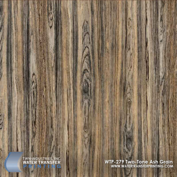 WTP-279 Two Tone Ash Grain hydrographic film