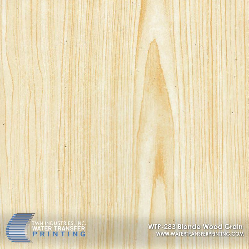 WTP-283 Blonde Wood Grain hydrographic film
