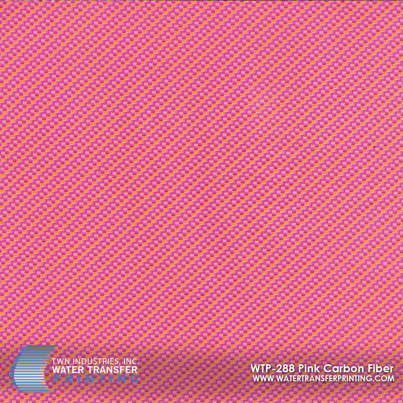 WTP-288 Pink Carbon Fiber hydrographic film