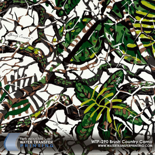 WTP-290 Brush Country Camo hydrographic film
