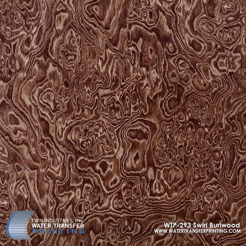 WTP-293 Swirl Burlwood hydrographic film