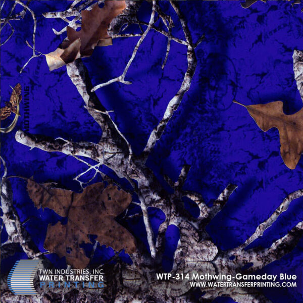 WTP-314 Mothwing Gameday Blue hydrographic film