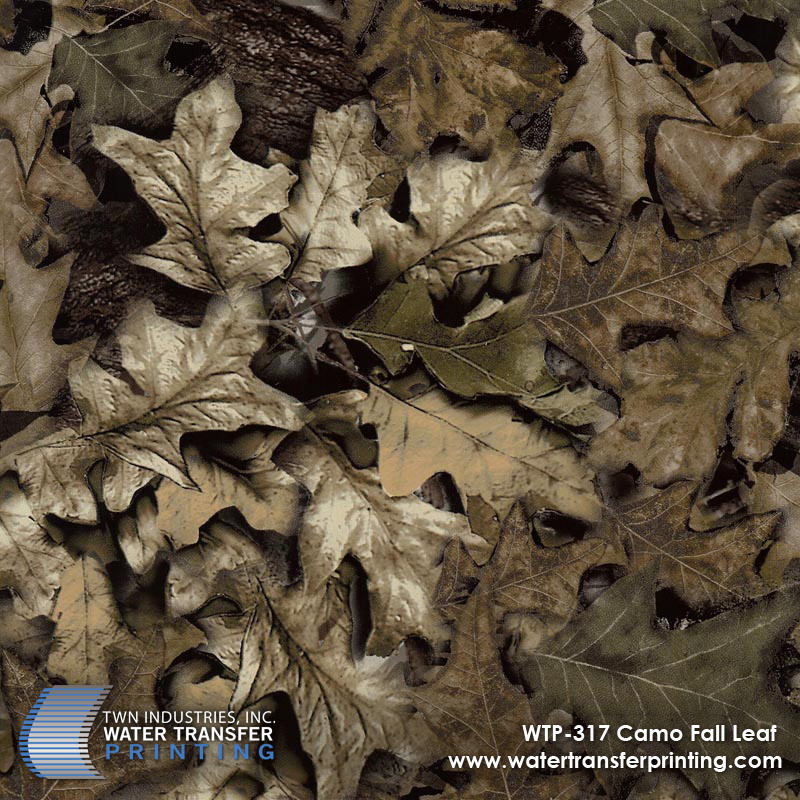 WTP-317 Camo Fall Leaf hydrographic film