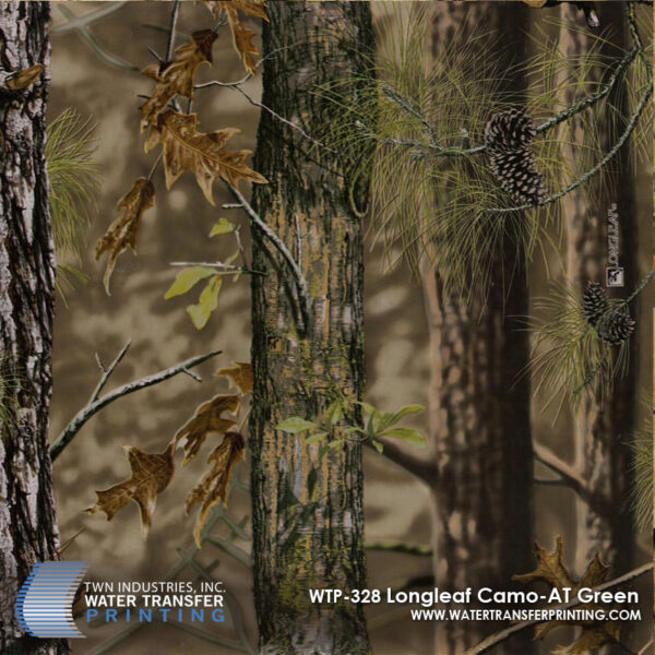 WTP-328 Longleaf Camo AT Green hydrographic film